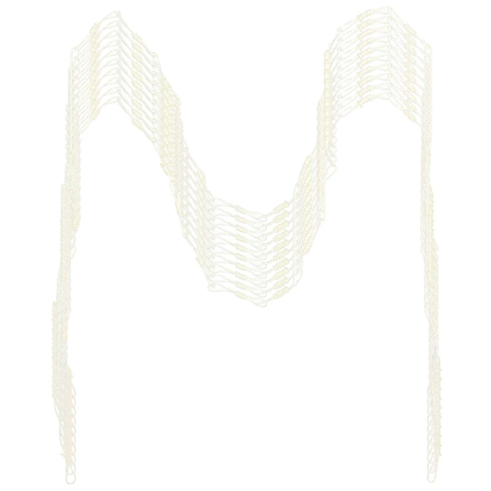 

10 Pcs Colorful Hanging Curtains 2m Milky White Paper Rope Curtains Doorway Wall Window Room Divider Party DIY Decor