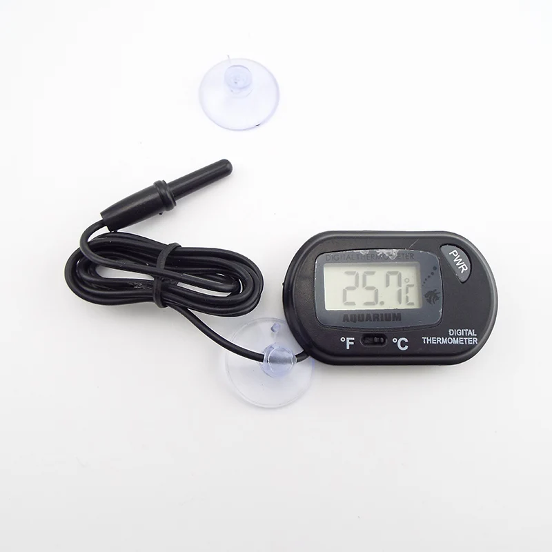 Fish Tank LCD Digital Aquarium Thermometer Temperature Water Meter Aquarium Temp Detector Fish Alarm Pet Supplies Tool Aquatic