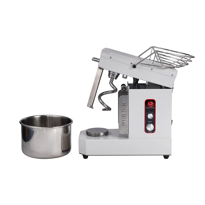Mixer Spiral Profesional 10 Liter Mixer Adonan Peralatan Memanggang Baja Tahan Karat Peralatan Roti Roti Komersial