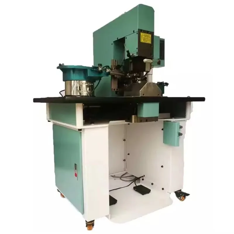 High Efficiency Fully Automatic Snap Fastener Attaching Machine Grommet Eyelet Machine