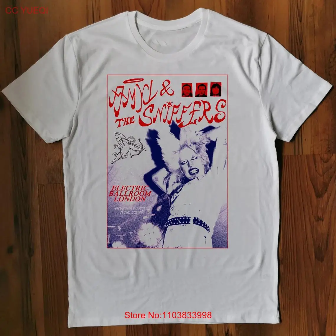 Amyl and the Sniffers t-shirt for women and men White All Size Shirt