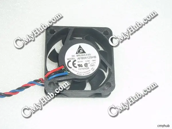 For DELTA ELECTRONICS AFB0412SHB C642 DC12V 0.35A 4015 4CM 40mm 40x40x15mm 3pin Cooling Fan AFB0412SHB C642