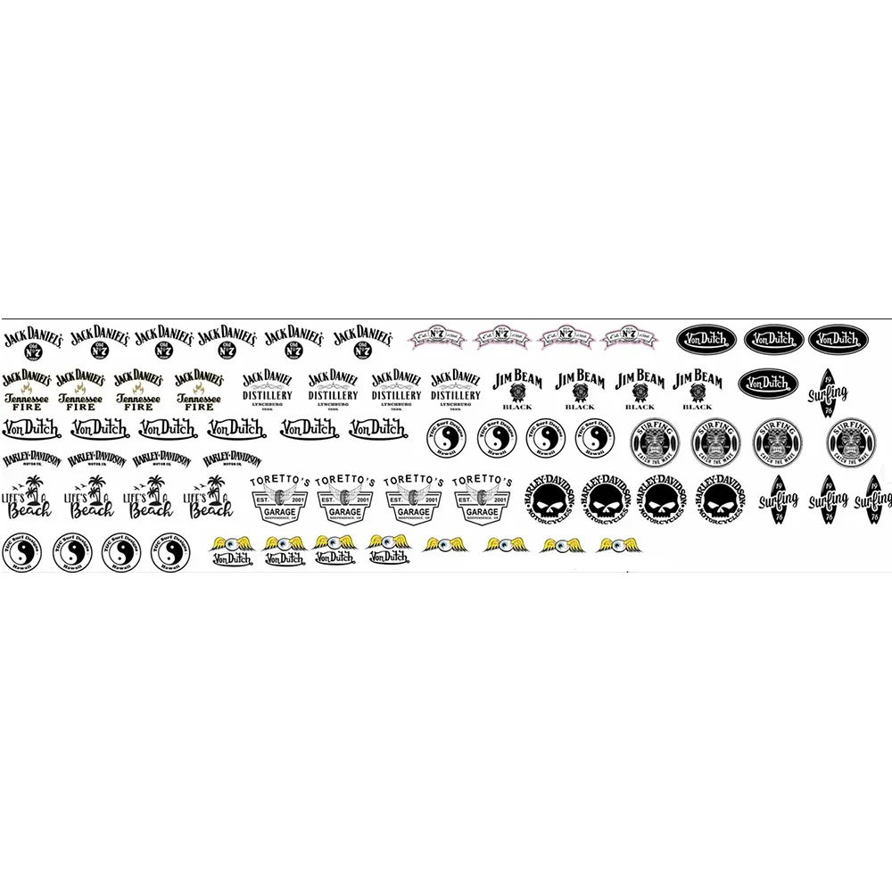 

1/24 Water Slide Decal for model car 1/24