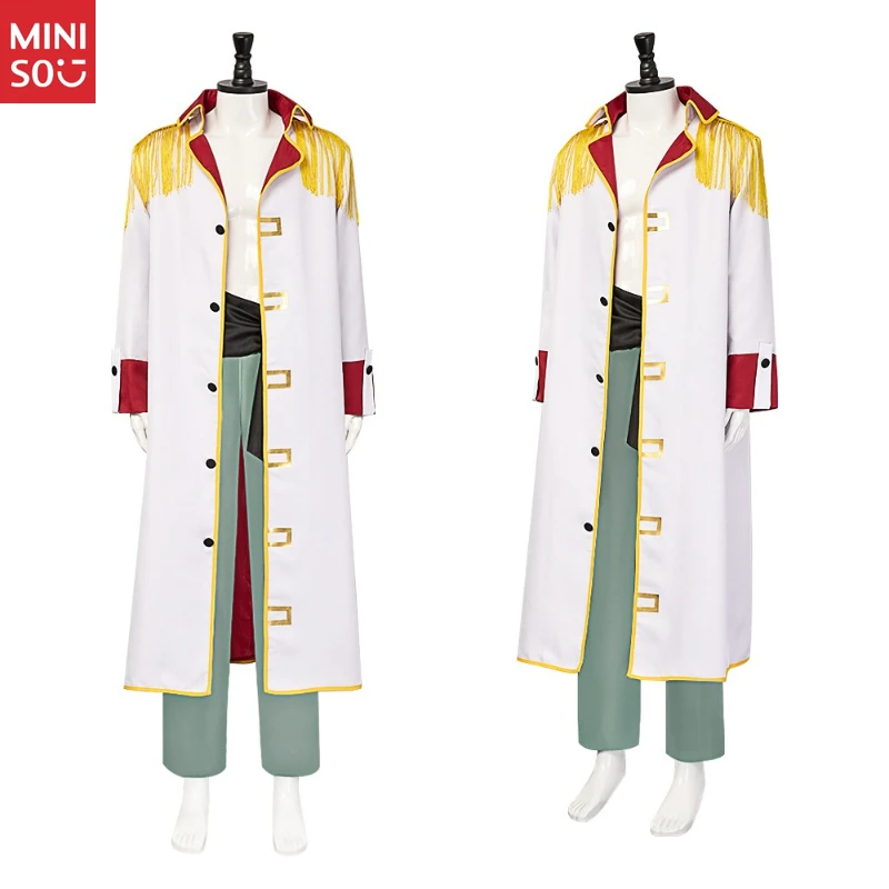 

Miniso One Piece Whitebeard Cosplay, Edward Newgate Costume, Anime Convention Suit
