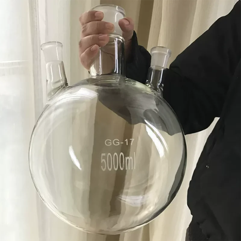 Three-necked flask 5000ml20000ml40*24 high borosilicate glass thick material