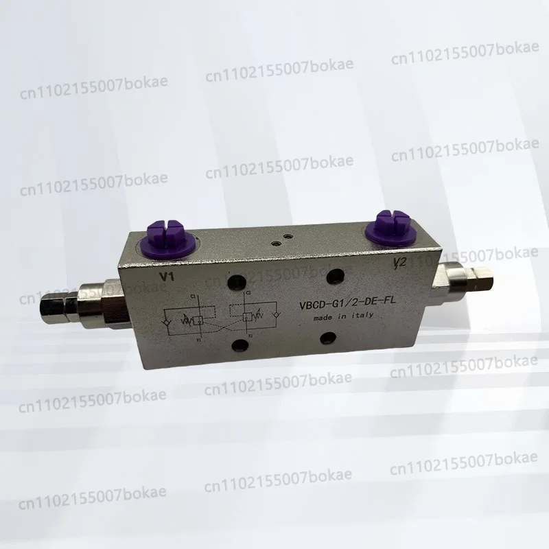 Tubular plate type bidirectional hydraulic lock balance valve VBCD-G1/2-DE-FL engineering equipment accessory