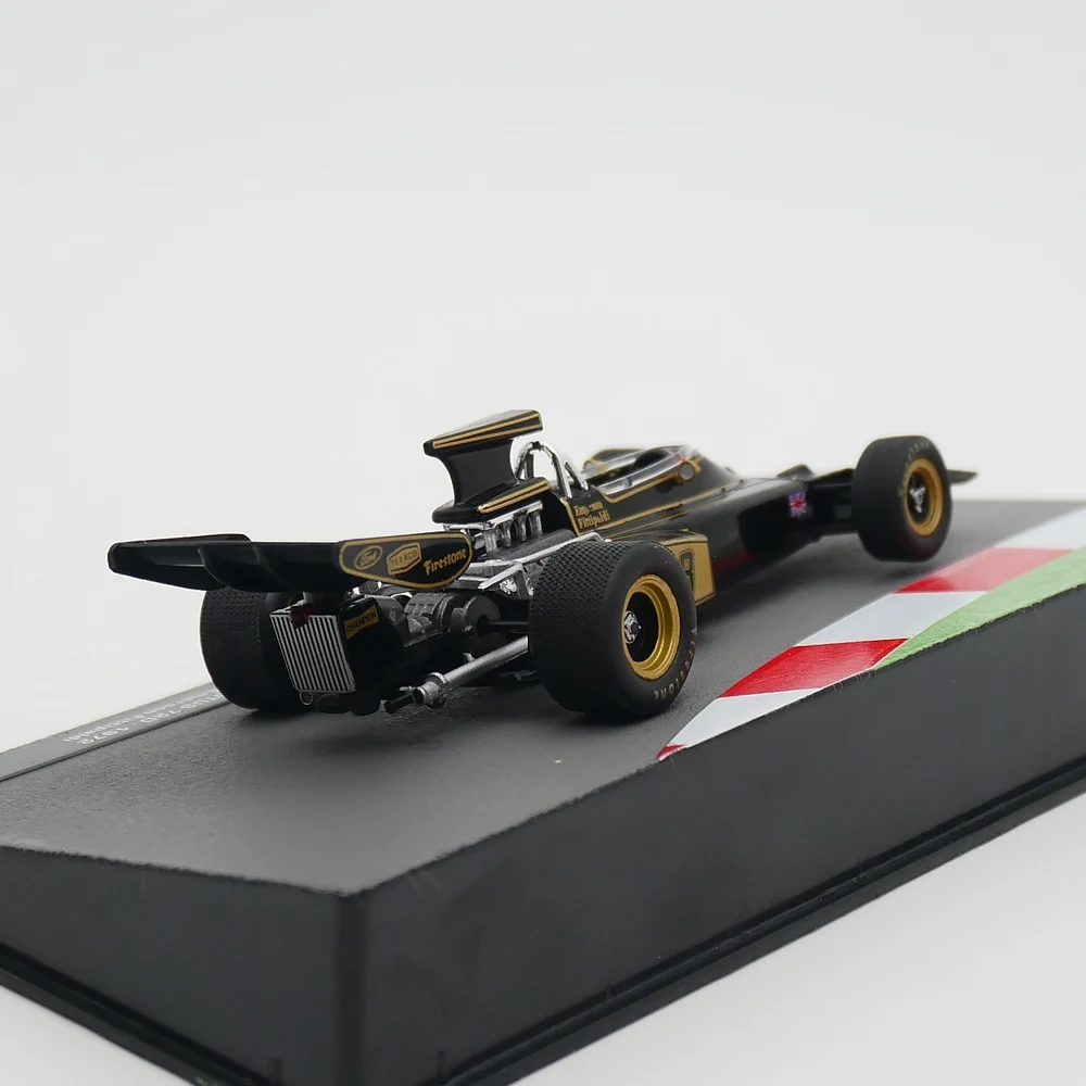 Ixo-metal modelo de carro de corrida, modelo do modelo do modelo do carro, o lótus 72d, o fittipaldi, o modelo do carro, o modelo é 1:43