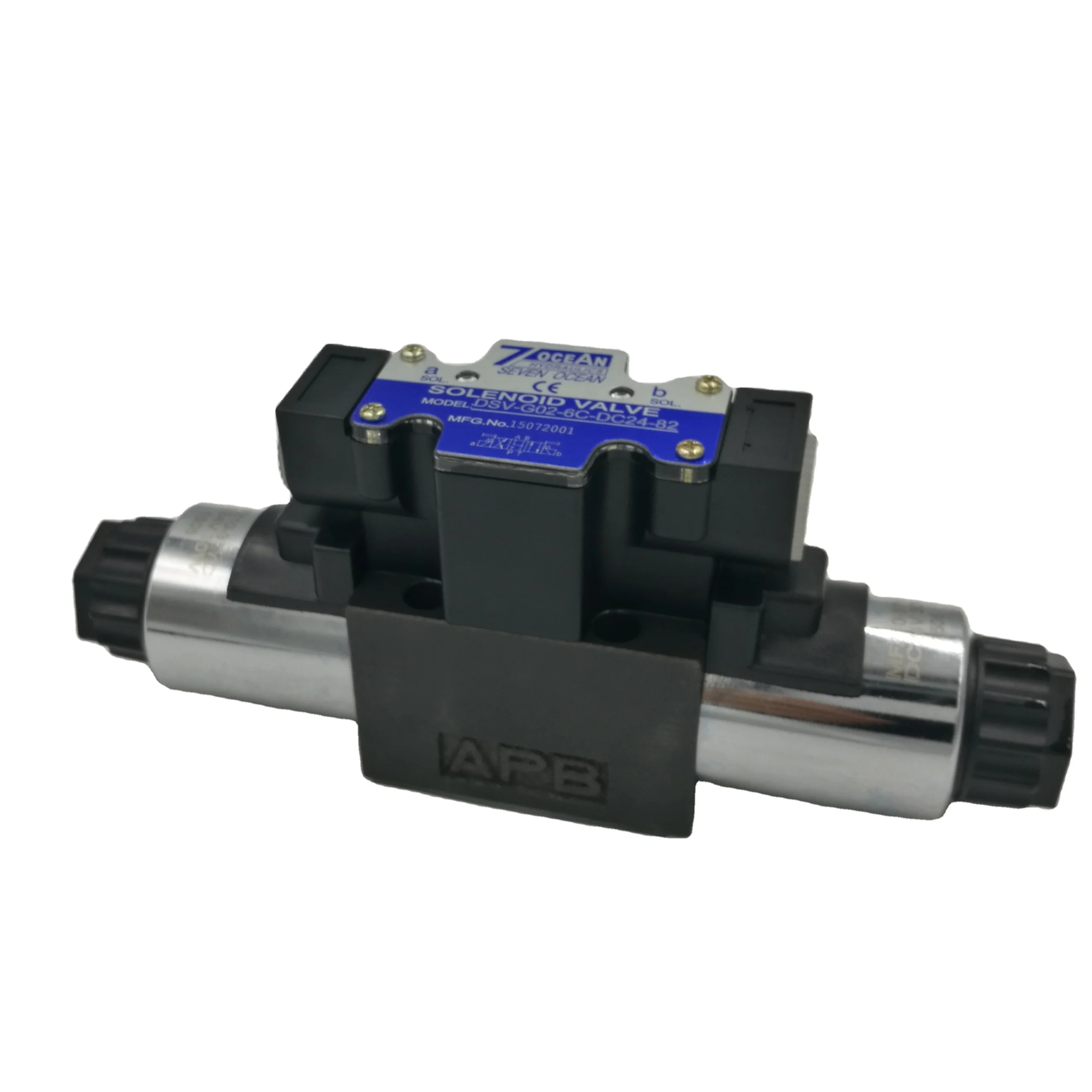 

7OCEAN Solenoid Directional Control Valve DSV Series DSV-G02-2C-DC24-90 DSV-G02-2C-A100-90 DSV-G03-2C-DC24-82 Hydraulic Valve