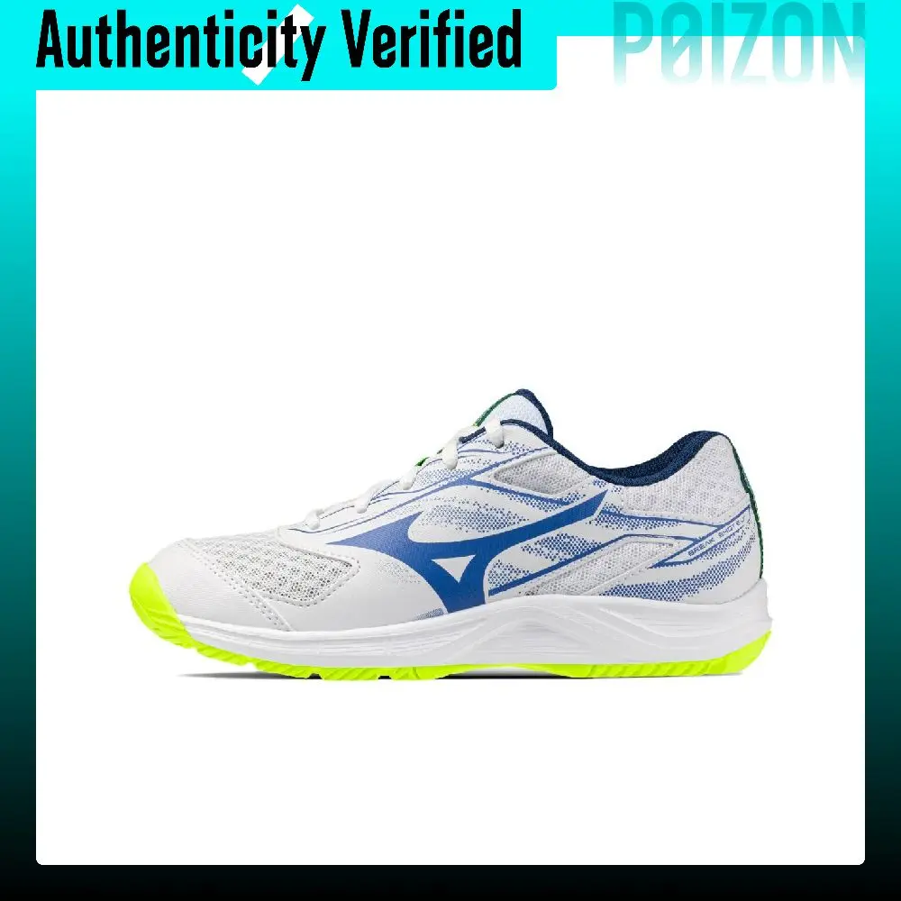 Mizuno BREAK SHOT 5 Jr.AC Low top Tennis Shoes Unisex White/Blue 61GA255521