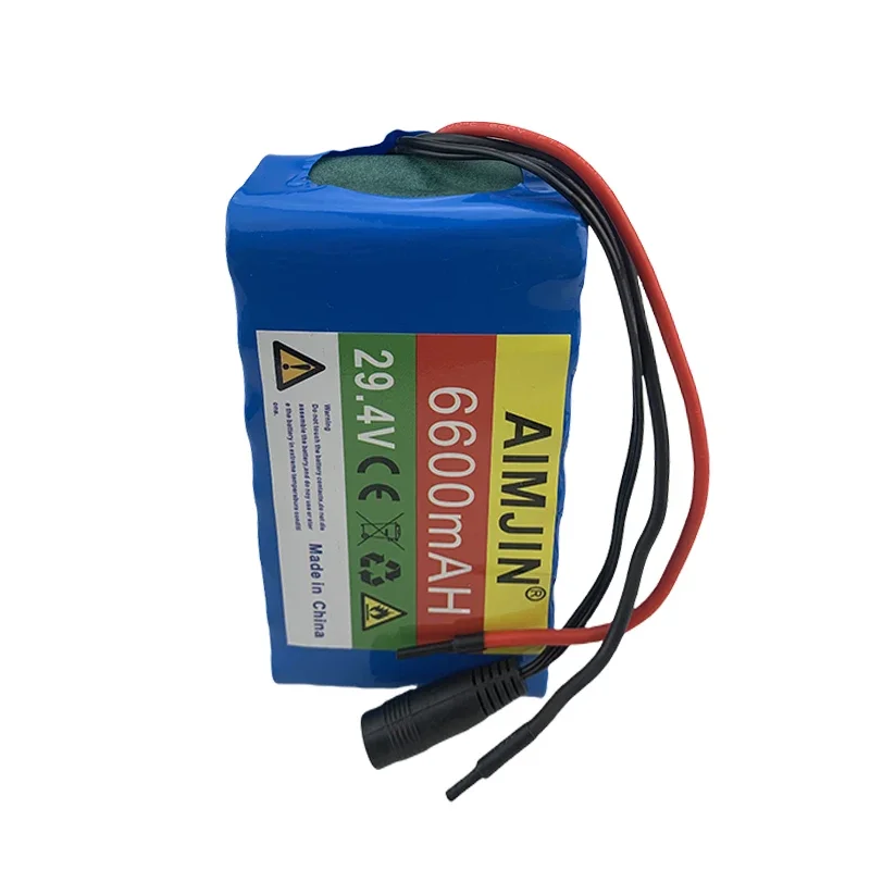 7S2P 29.4V 6600mAh 18650 Battery Lithium Ion Battery For transportation equipment Outdoor Power Supplies etc