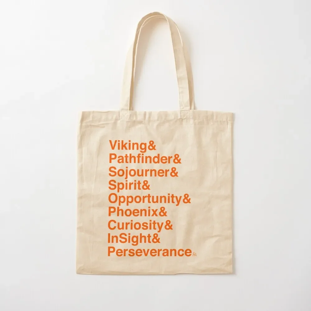 

Mars Rovers and Mars Landers Tote Bag shopping cart bags bags for women tote bags cloth Lady bag