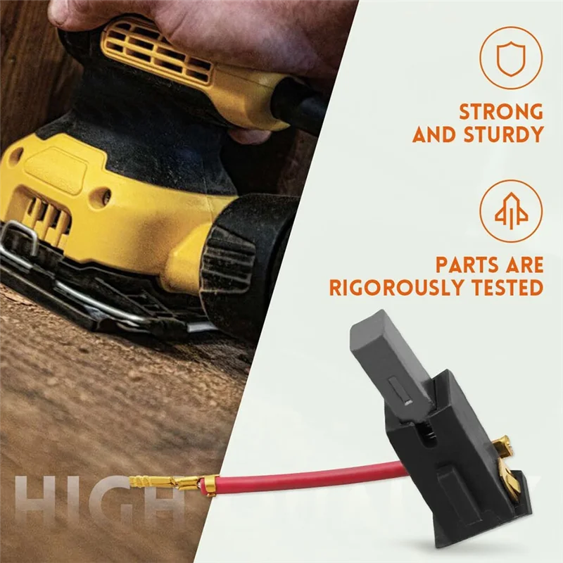 ABHU N292059 N421468 Carbon Brush Box Assembly Fit For Dewaltsander DWE6411 DWE6411K WE6420 DWE6421 DWE6423