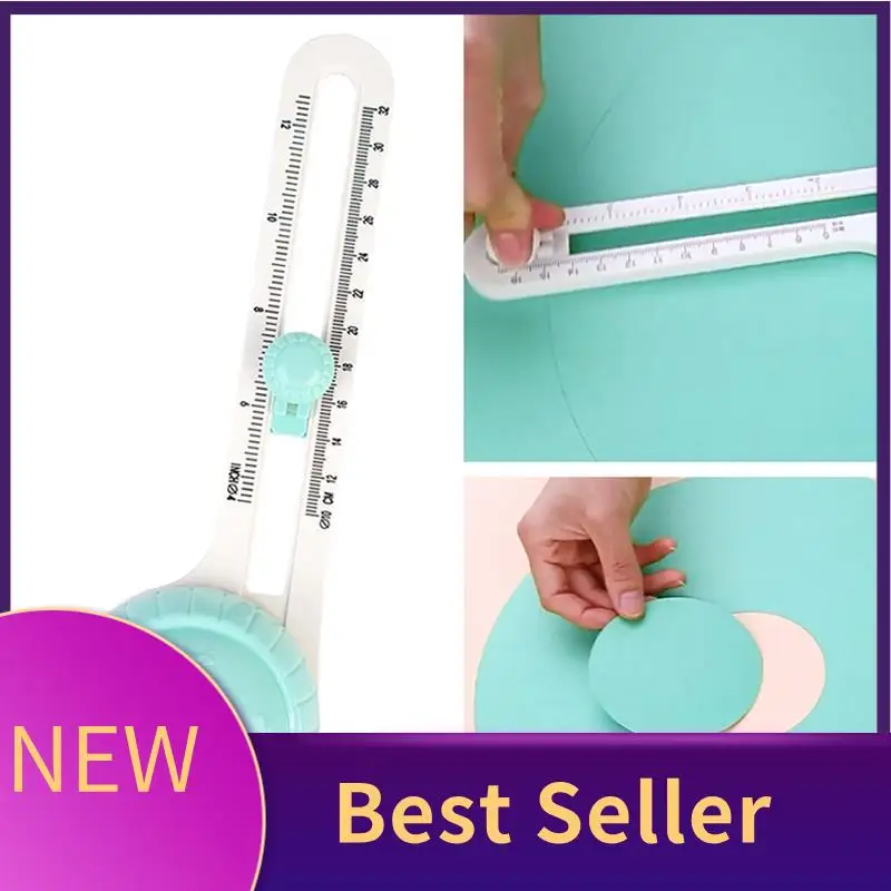

1 Piece Circle Cutter For Paper Compass Circular Cutter Circle Paper Cutter For Scrapbooking Green