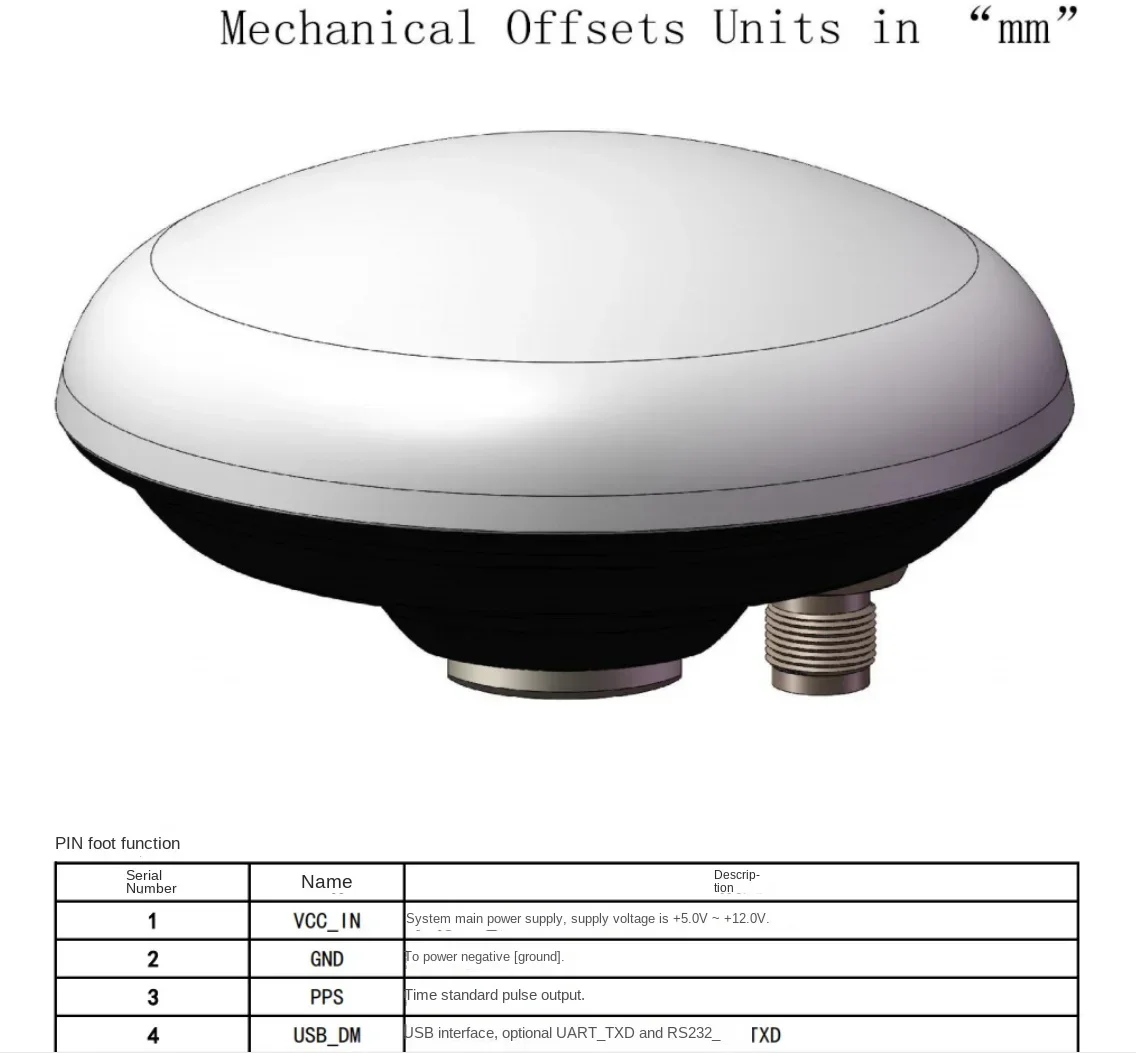 

Многочастотный RTK дифференциальный модуль позиционирования GNSS, проектная плата, четырехзвездочное полночастотное измерение