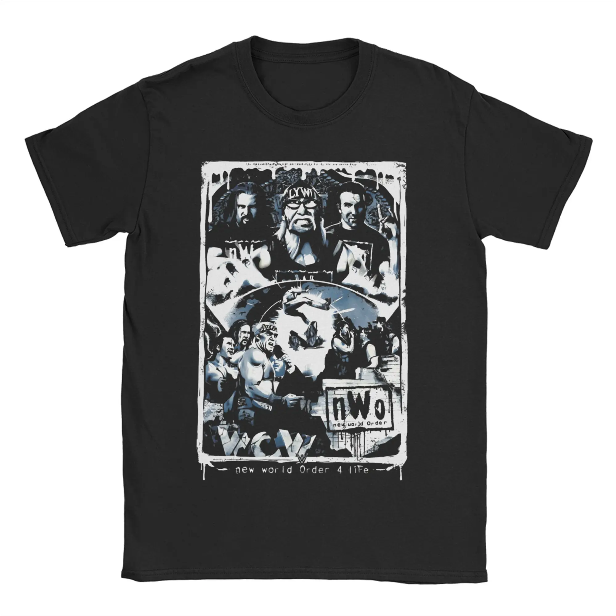 

Men Women's T-Shirt NWO New World Order Wrestling Crazy Cotton Tees Short Sleeve T Shirts O Neck Clothes Graphic Printed