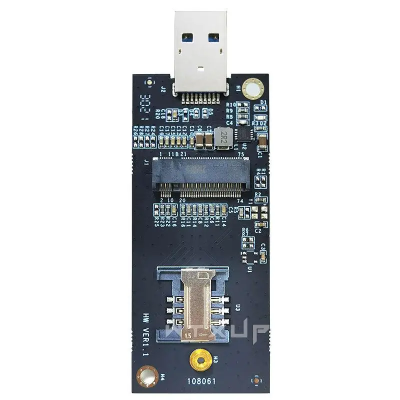 【C】USB3.0 Expansion Card 1Set DW5821E M2-NGFF DW5811e DW5816E EM7455 L860-GL 3G/ 4G/ 5G LTE Module M2 USB Adapter