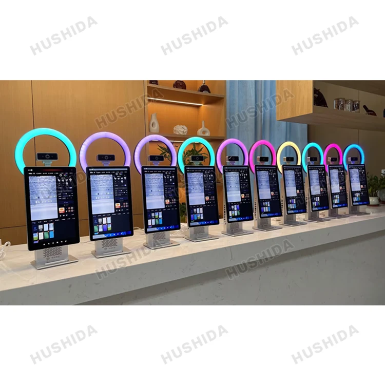 شاشات Tiktok المباشرة مقاس 15.6 بوصة، شاشة LCD للبث المباشر الداخلي، جهاز تفاعل معدات الشاشة #6