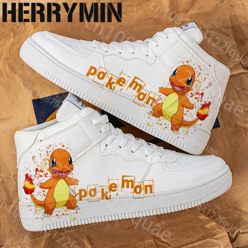 Charizard para buty 3d drukuj trampki Anime Cartoon nastolatek chłopiec wysokie góry pokemony na zewnątrz koszykówka sportowe buty męskie na co dzień