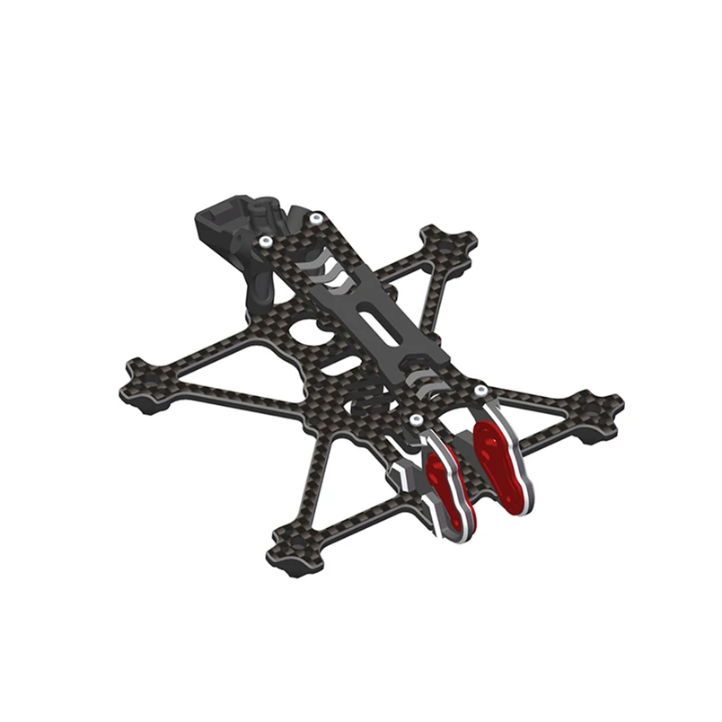 Zestaw ramki Fi-25 Toothpick do dronów FPV RC, kompatybilny z DJI O4, Nebula Vista, silniki 1204 1206, odbiornik ELRS, GPS, do śmigieł 65mm