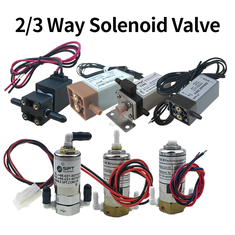 Two Way 3 Way Solenoid Valve for Flatbed Printer KHF-005-045 SV-SD015-3 KNN(S)-IA-2T JYY(D)-Z-2/3-1/II SV-SD015-2 SV-SD028-I
