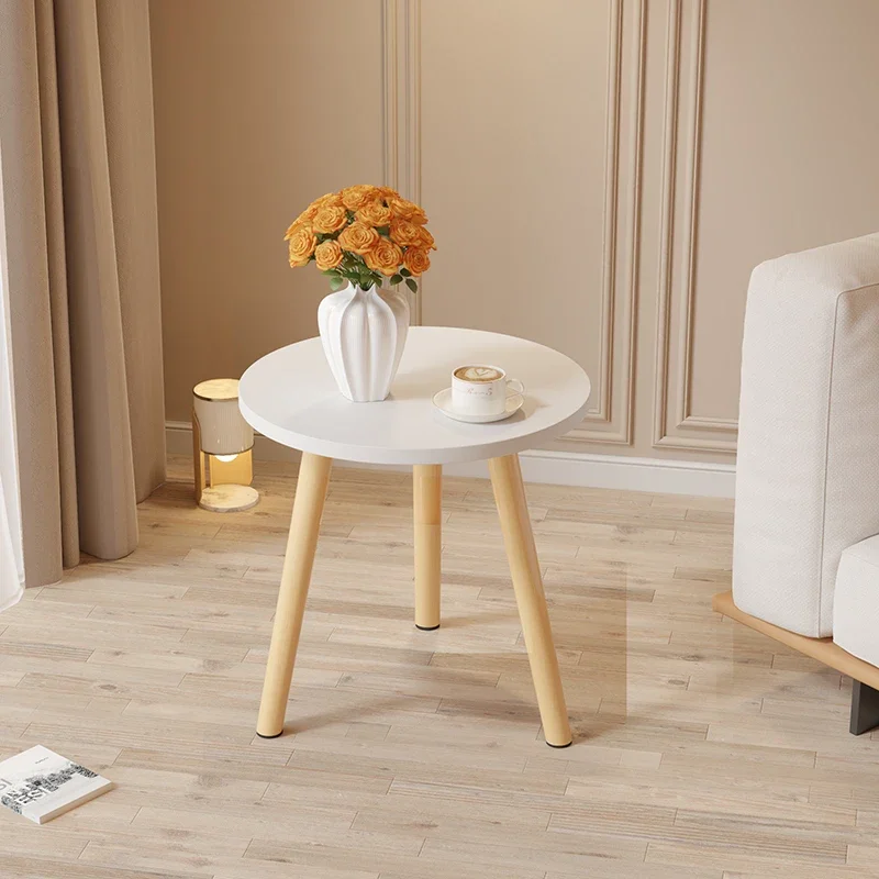 Minimalist Japanese Coffee Tables Makeup Cute Kawaii Breakfast Side Table Round Standing Mesa Auxiliar Entrance Hall Furniture