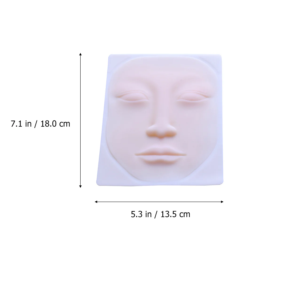 

1pc Silicone Simulation Thick Realistic Practice For Training Tool Professional Fake Skin Sheet Beginners