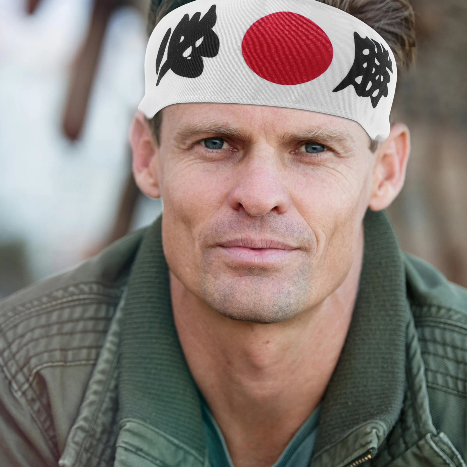 

Samurai Headband Japanese Style and Breathable Hair Wrap for Martial Arts Cosplay Active