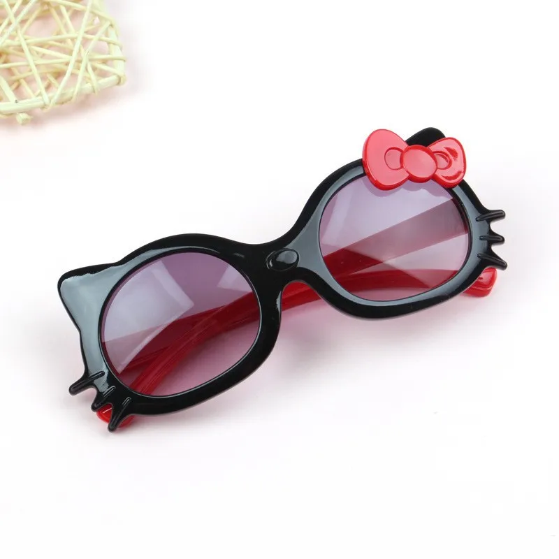 Urocze okulary przeciwsłoneczne Sanrio Hello Kitty Cartoon Kawaii Bow Party Fun Photography okulary rekwizyty sportowe osłona przeciwsłoneczna na prezent