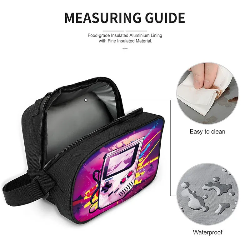 الكرتون شعبية لعبة وحدة التحكم 3D طباعة 3pcs/Set طالب الحقائب المدرسية كمبيوتر محمول Daypack حقيبة الظهر Crossbody الغداء حقيبة مقلمة #5