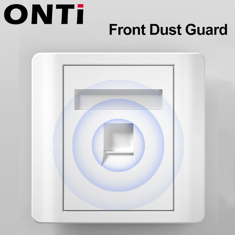 OMAY 86Type Computer Socket Panel Network Module RJ45 Cable CAT5E CAT6/6A/7/8 Interface Outlet Wall Switch Mount Panel Wallplate