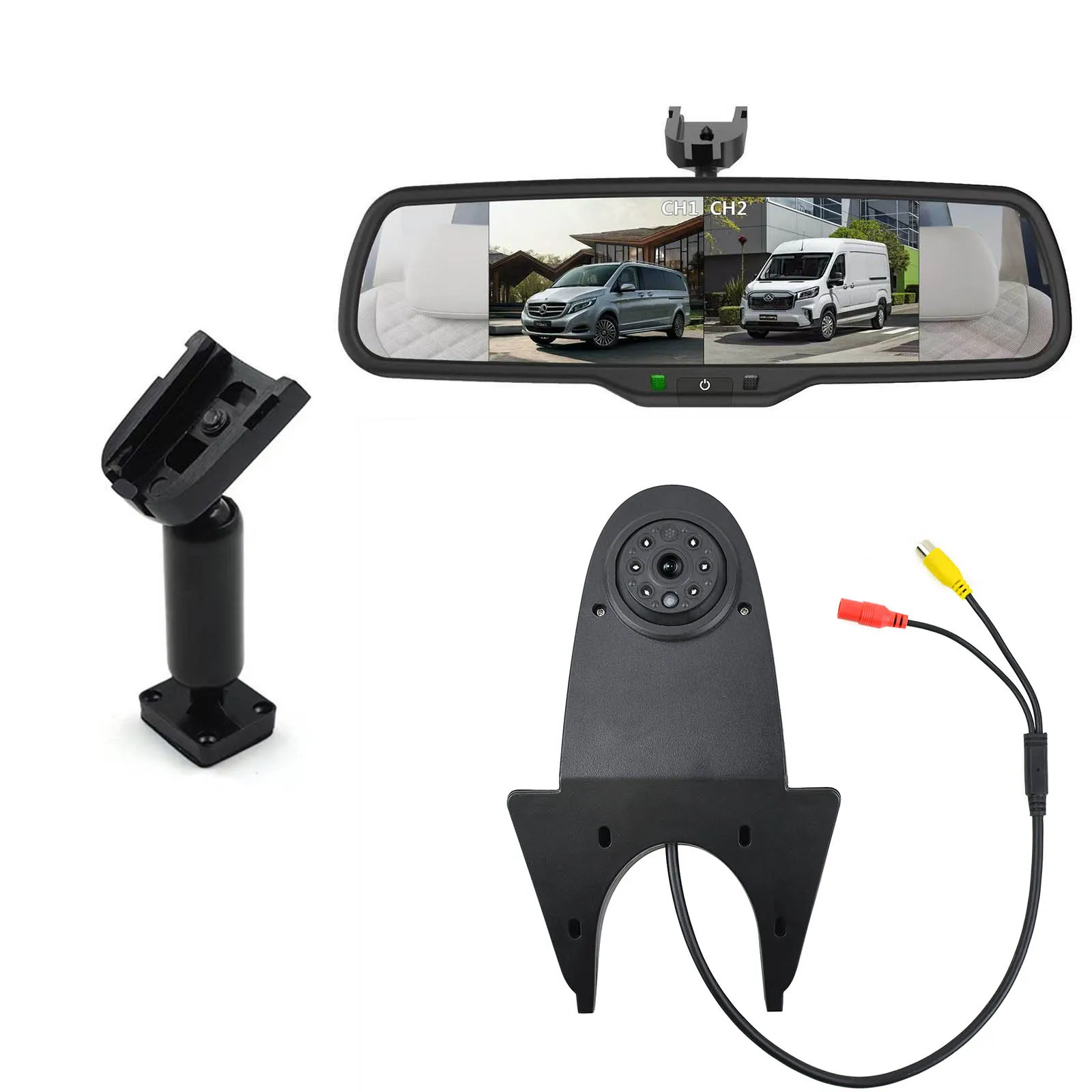 

AHD 720P Rear View Camera Kit for Transporter with 10m cable for Fiat Ducato Sprinter/Viano & VW T5/Crafter and more Vans