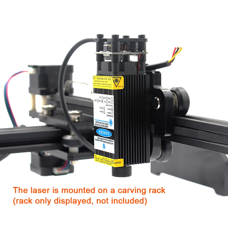 450nm 2.5W/3.5W/5W Focusable Blue Dot Laser Module for Engraving Carve with Safety Glasses