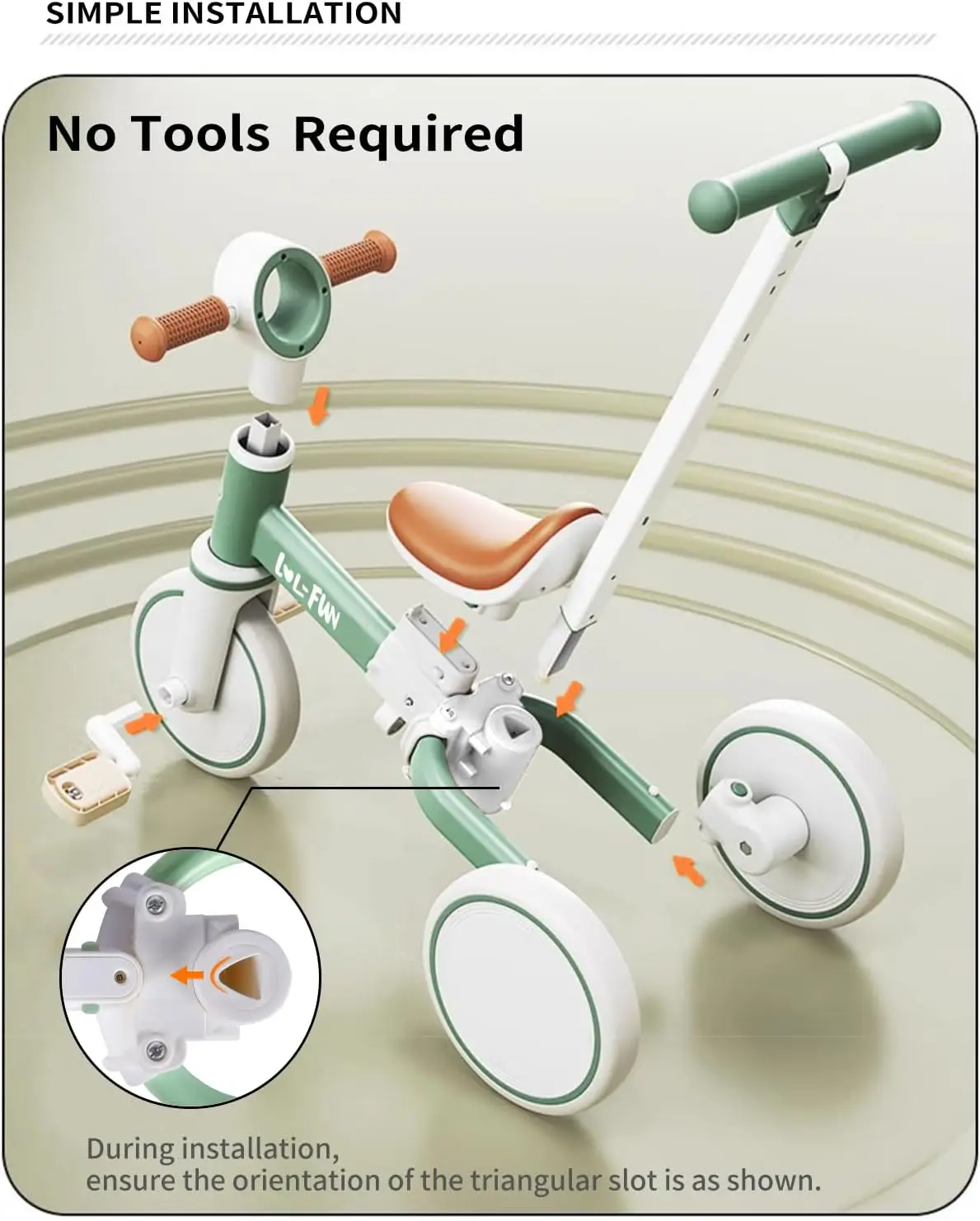 دراجة توازن للأطفال الصغار ، 5 في 1 ، 1 إلى 3 سنوات للأطفال ، لعبة أطفال ، يد دفع ، هدية للأطفال بعمر سنة