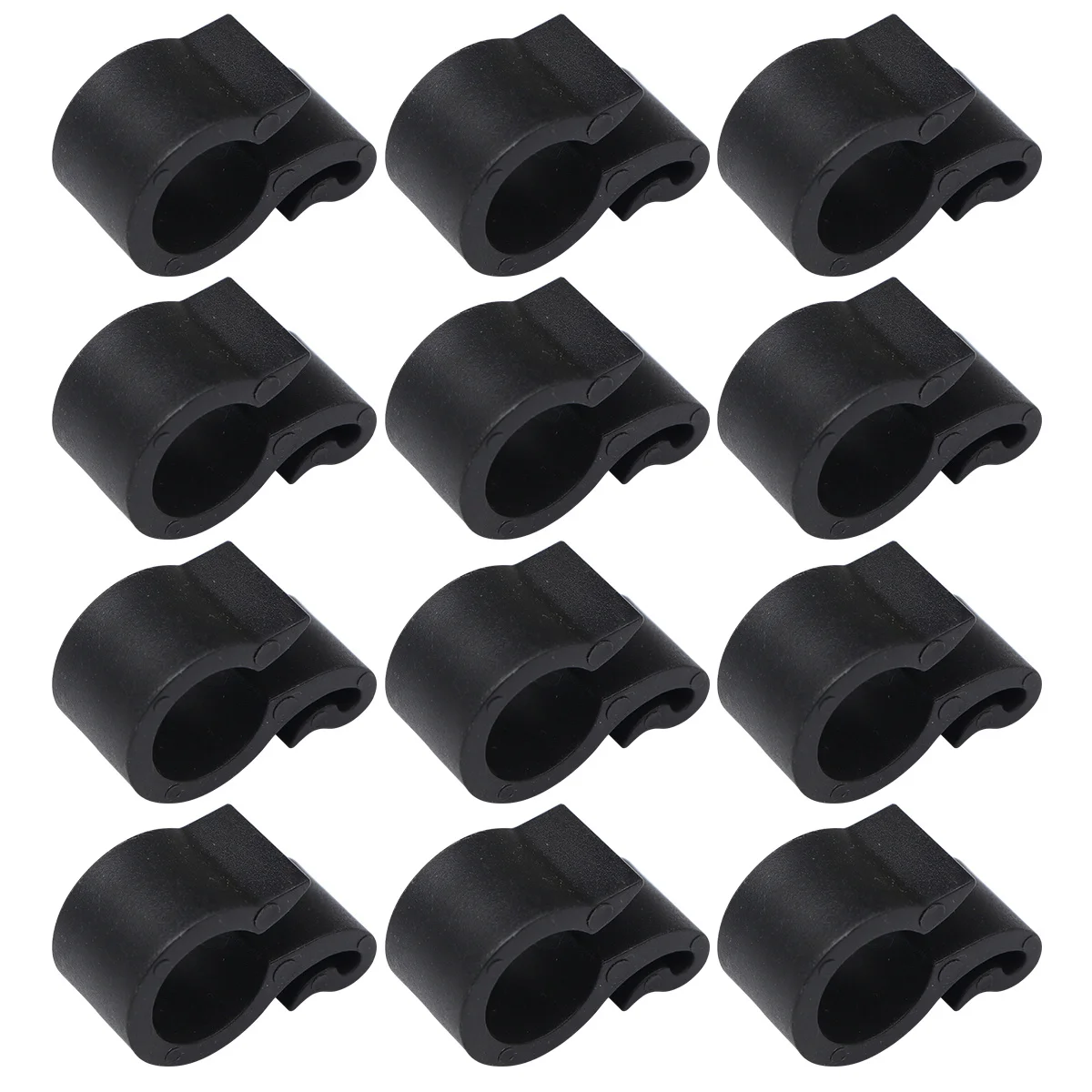 

50Pcs Water Buckle Professional Garden Hose Buckle Black Pe Drip Irrigation Tube Clips Fastening Buckles for Hanging Fruit Trees