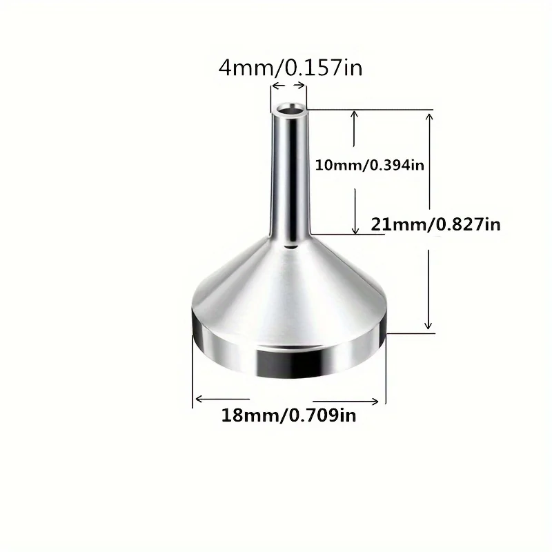 1/3/5pcs Refillable Perfume Bottle Funnel, Mini Perfume Travel Bottle Refillable, Bottom Fill Perfume Dispenser