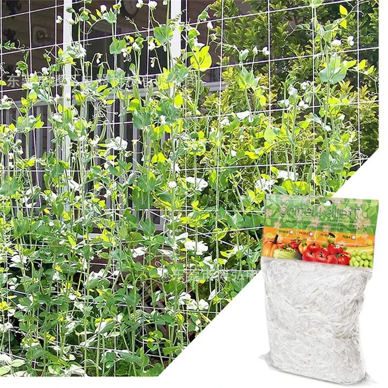 Garden Plant Trellis Netting Garden Square Mesh Netting for Climbing Plants Outdoor, Fruits, Vegetables, Vines, Grow Tents