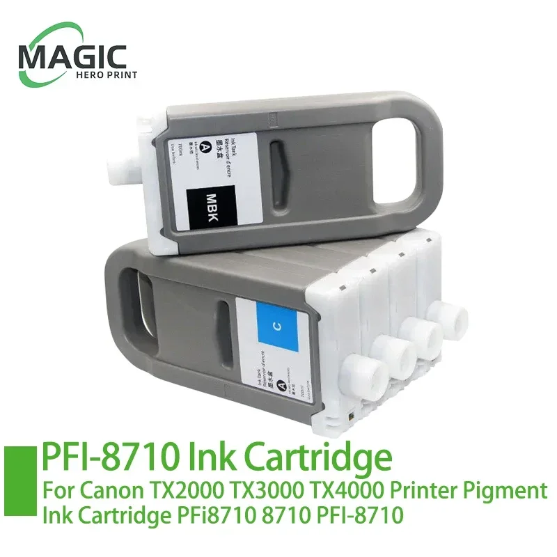 

PFI-8710 PFI8710 Compatible Ink Cartridge With Pigment Ink For Canon imagePROGRAF TX5200 TX5210 5300 5400 5310 5410 Printer