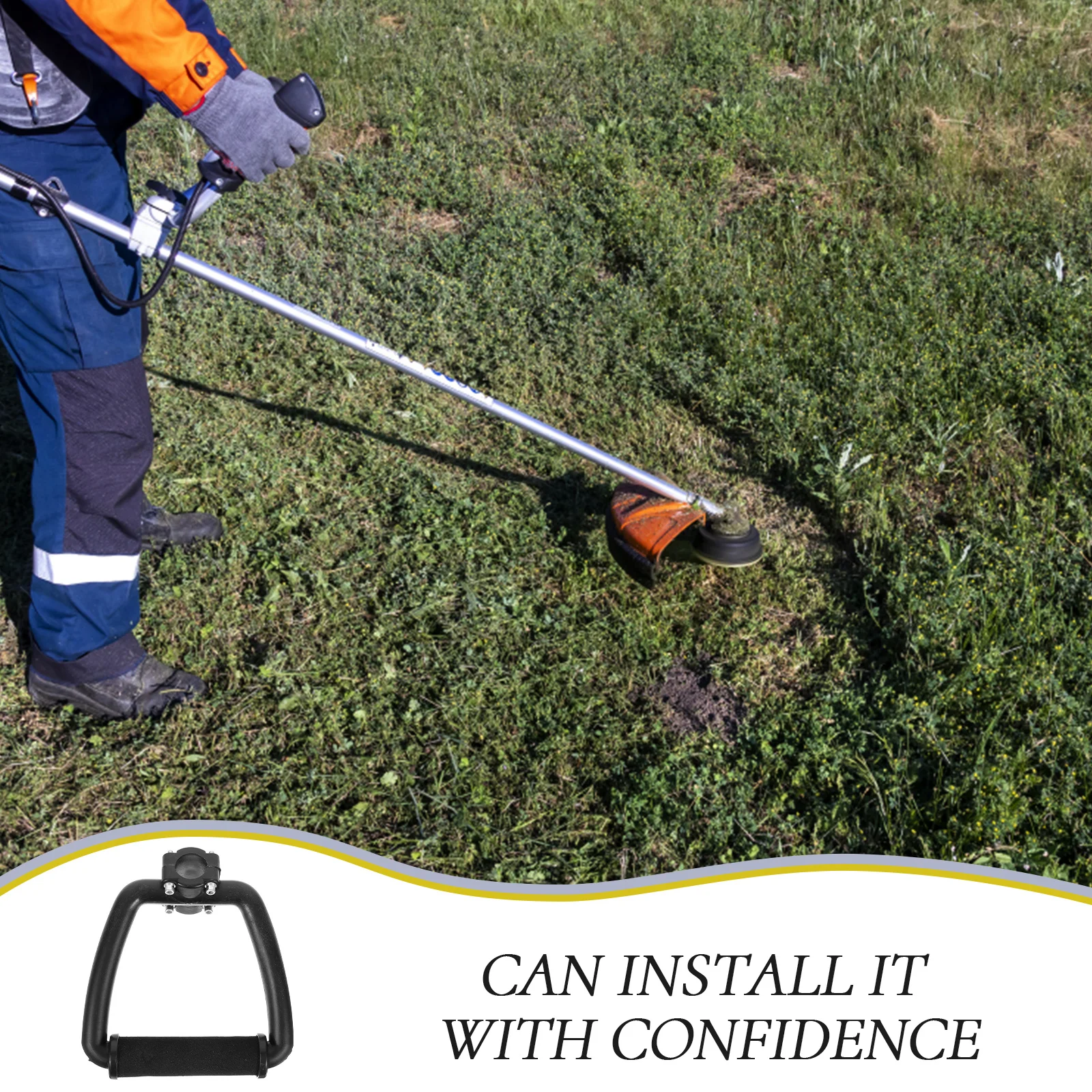 Maniglia per tosaerba di ricambio Robusta impugnatura in spugna Maniglia per decespugliatore per parti di tosaerba