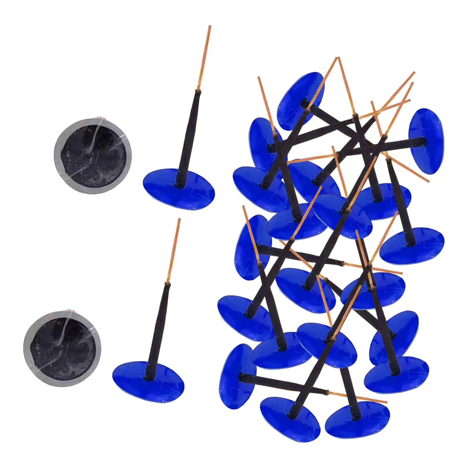 Automotive Tire Repair Patch Mushroom Plug Kit Durable Rubber Steel for Car Motorcycle Tubeless Wheel Tire Fixing view 2