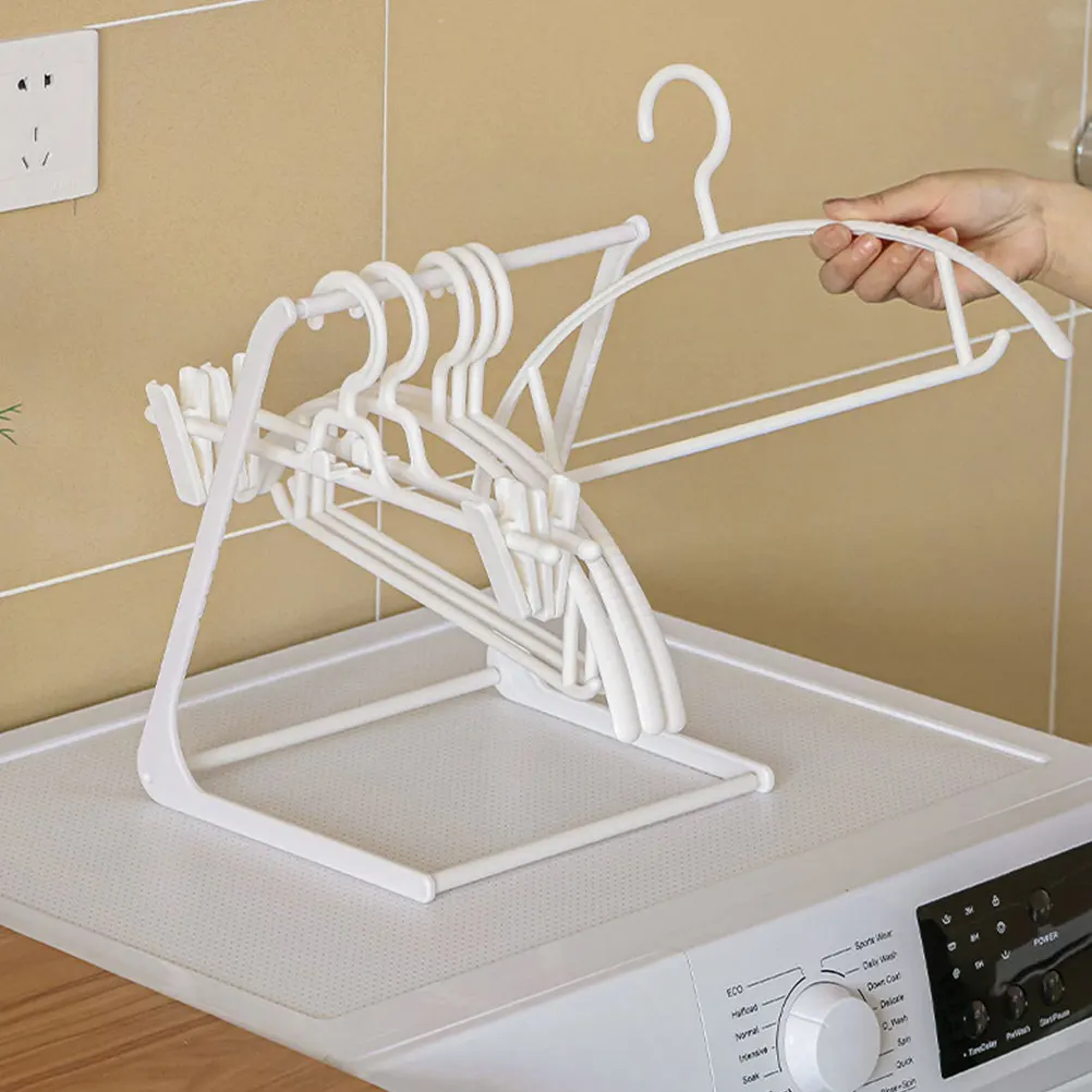 

Hanger Storage Rack Multi-Functional Organizer Clothes Hanger Holder Towel Rack Household Hanger Storage