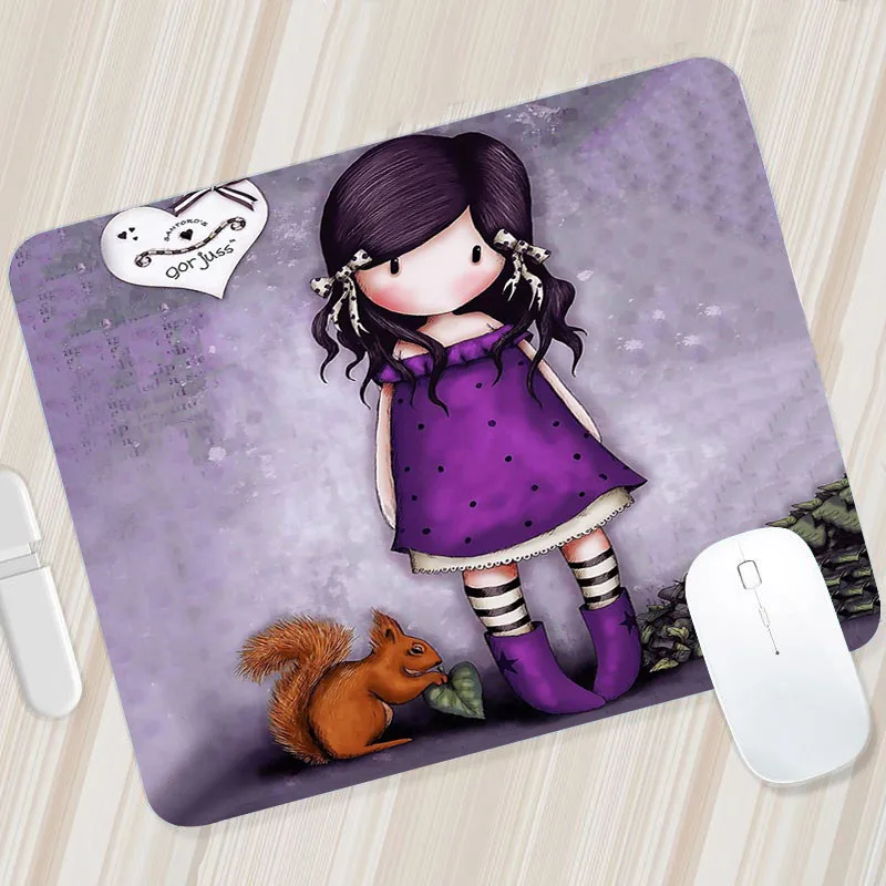 Pc Anime Santoro Gorjuss Mouse Mat Gamer Keyboard Desk Pads Gaming Accessories Carpet Cheapest Stuff Mause Pad Mousepad Cabinet