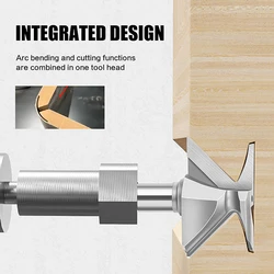 1/2 inch Shank 12mm Shank Arc Bending Integrated Knife Forming Knife R18 R30 R50 Router Bits For Woodworking Milling Cutter