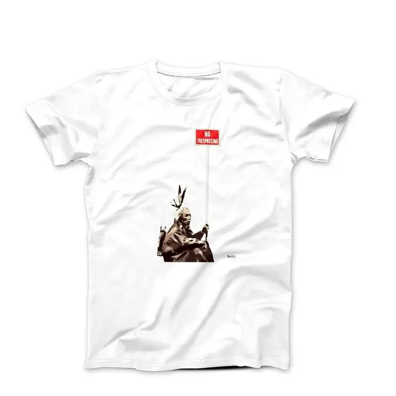 Banksy No Trespassing Street Art T-shirt