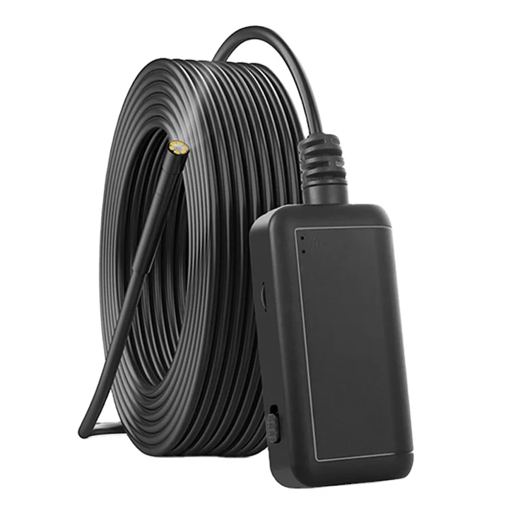 

5,5 мм 5,0 МП HD 1920P WIFI эндоскопическая камера 10 м провод IP67 водонепроницаемый 6 светодиодов бороскоп для промышленного осмотра Android