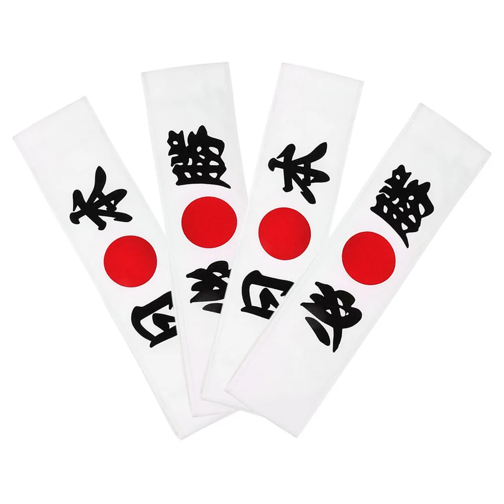 

8pcs Japanese Ninja Print Karate Headband Bandana Adjustable Breathable Sweat Absorbent Fit For Men Kitchen