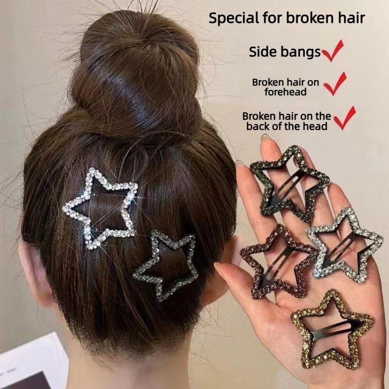 3/5/10 stücke Nette Metall BB Haar Seite Clips Krallen Haarnadel für Mädchen Frauen Kinder Kinder Vintage Haar Zubehör headwear Ornemen – Detail 1