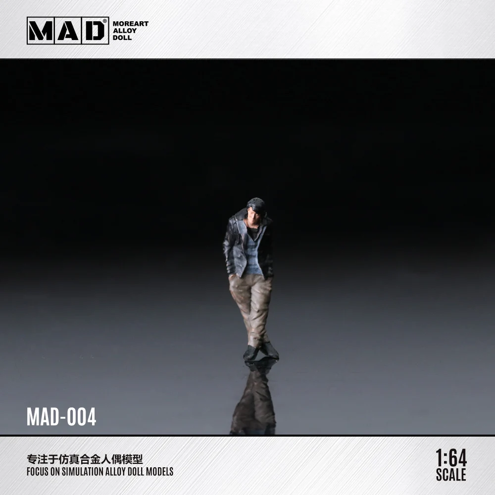 Mehr Art&MAD 1:64 Speed and Passion Theme Legierungsfigurenmodell, Dekoration Figurenmodell für Geschenk-Display-Sammlung