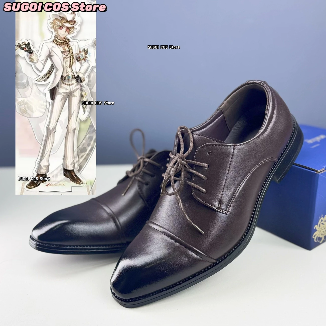 لعبة الهوية الخامس المنقب نورتون كامبل تأثيري حلي خمر ليوبارد طباعة ملابس للرجال أنيمي حفلة لعب الأدوار شعر مستعار البدلة