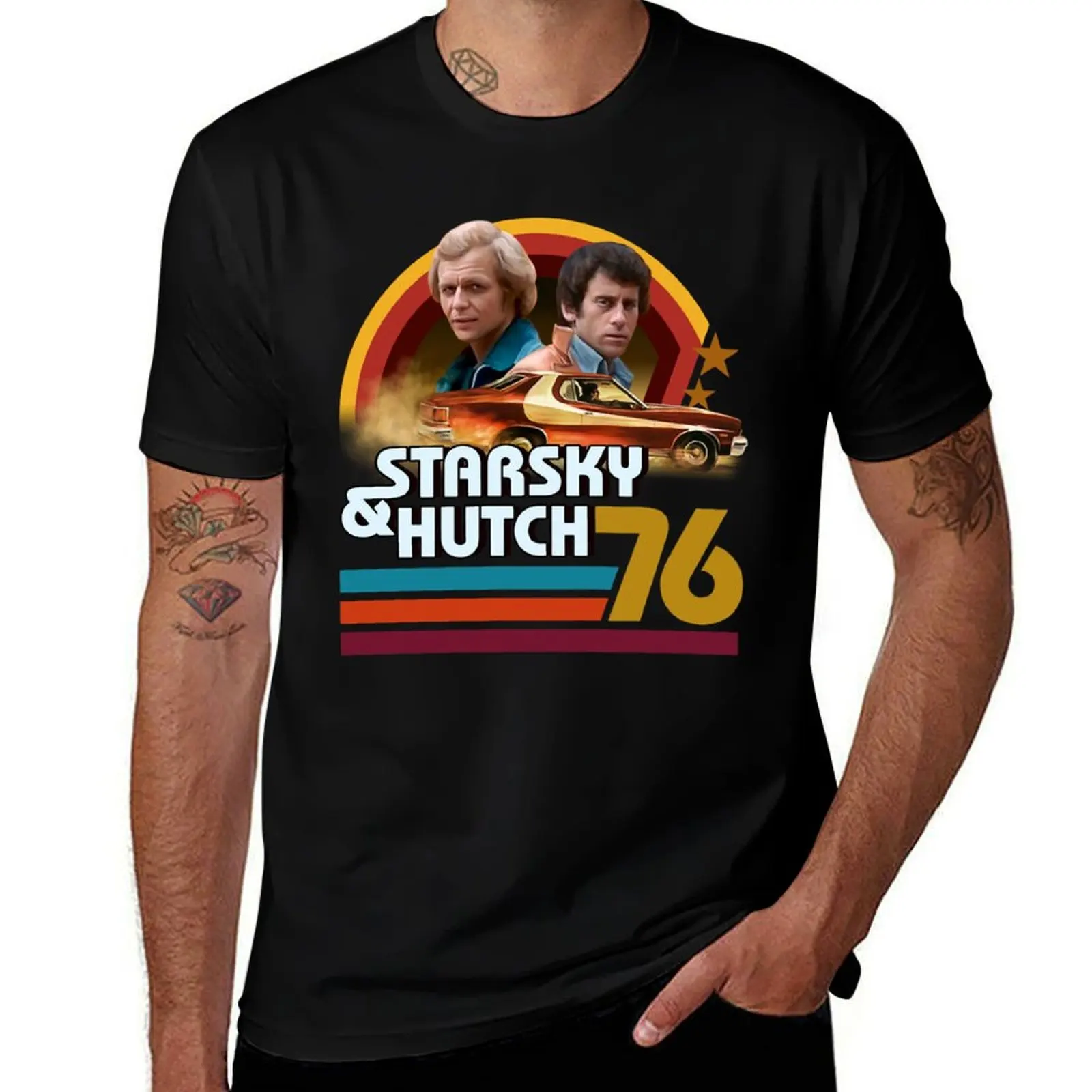 

Starsky and hutch T-Shirt funny t shirts cotton t shirts for man graphic vintage T-Shirt