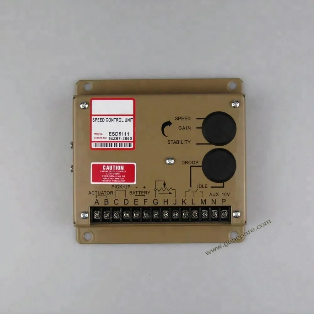 Generator Speed Controller Governor Control Unit ESD5111